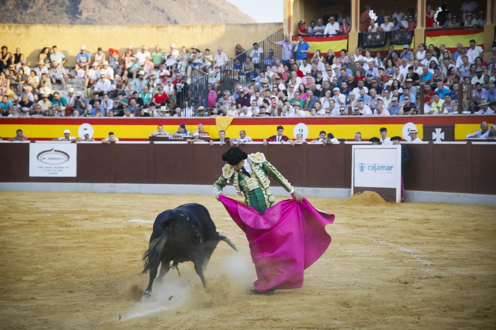 Corrida de toros Berja con un toro indultado, en imágenes