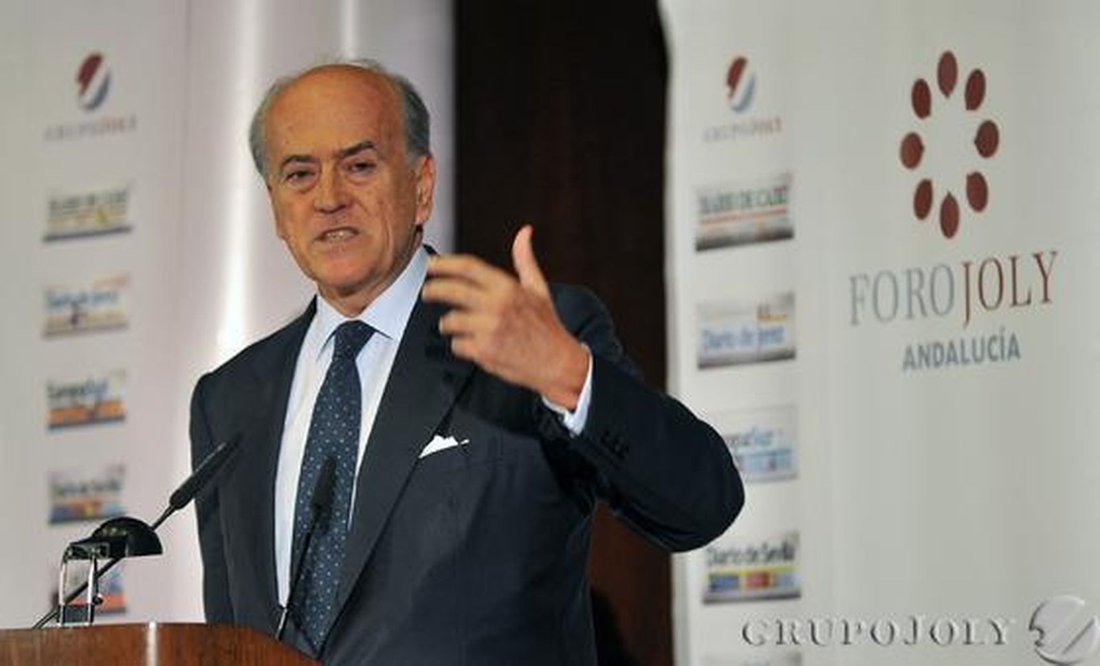 Baldomero Falcones, presidente de FCC, durante su intervención en el Foro Joly Andalucía.

Foto: Victoria Hidalgo / Juan Carlos Vazquez