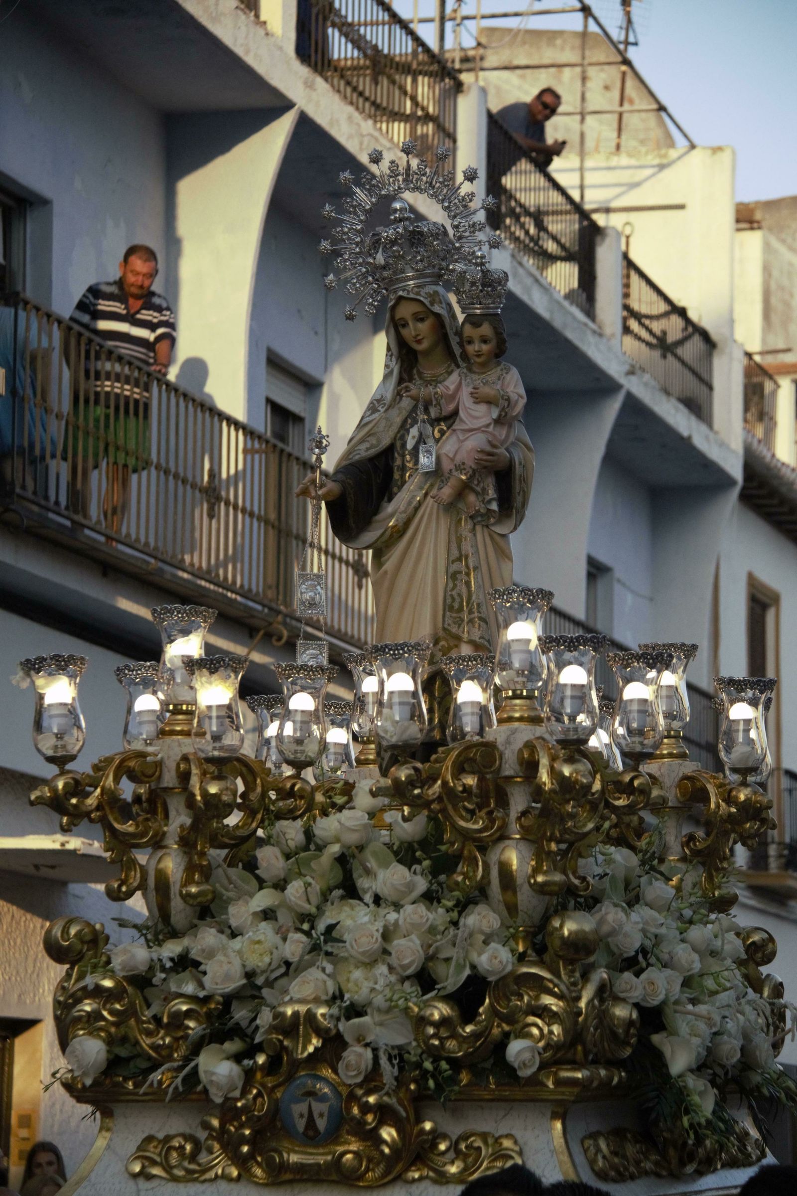 Las imágenes de la procesión de la Virgen del Carmen