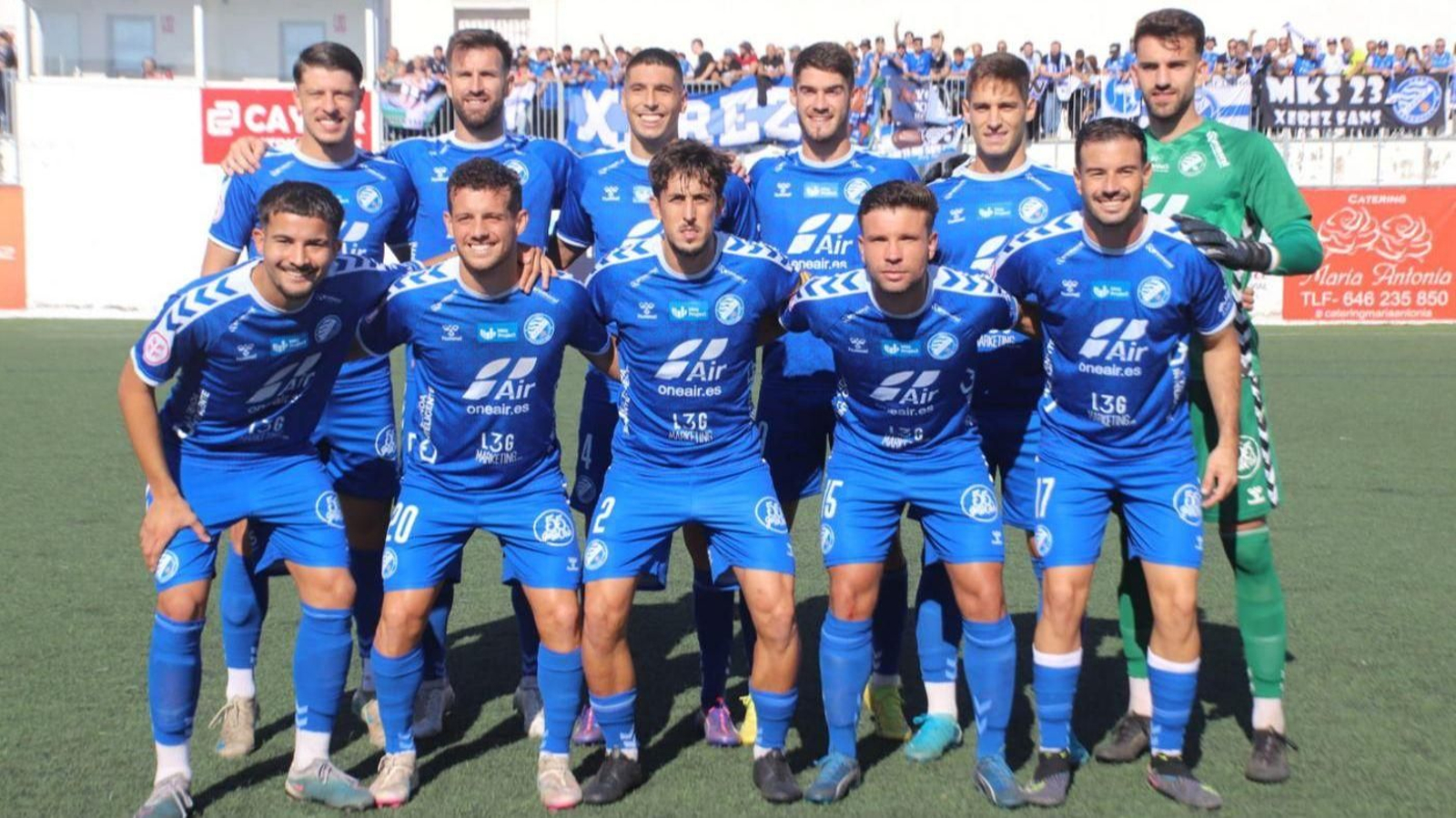 Once inicial que presentó el Xerez DFC en el Municipal de Lebrija ante el Atlético Antoniano.