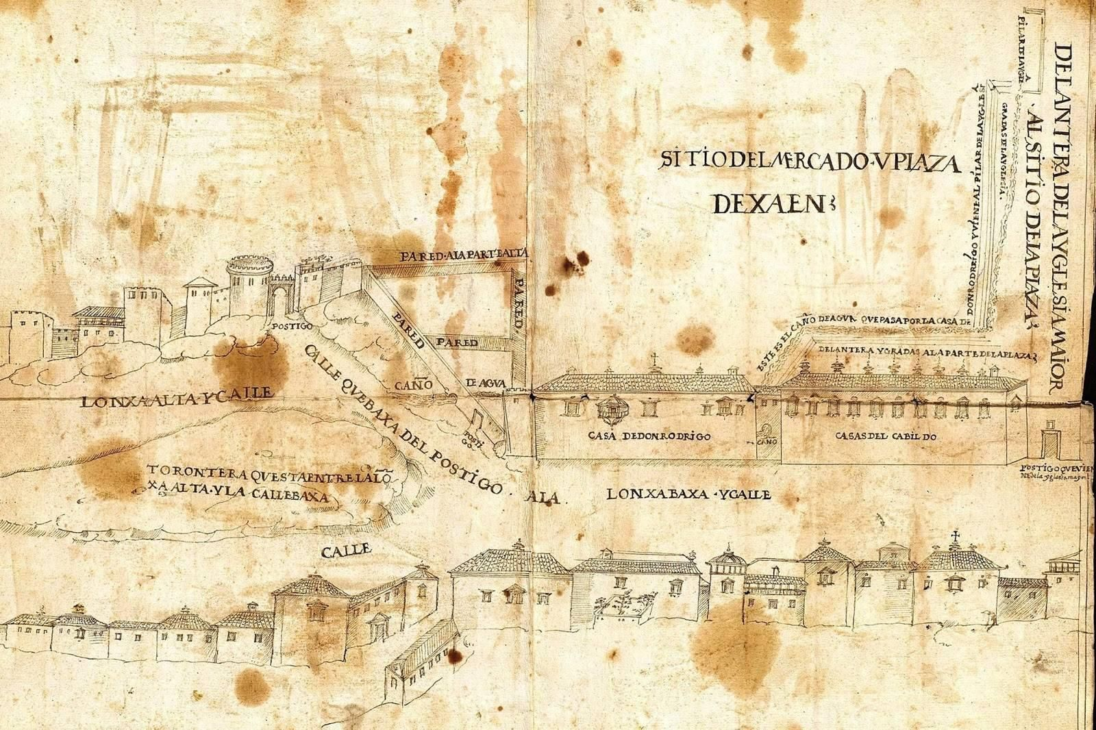 Uno de los planos tenidos en cuenta para la recreación.