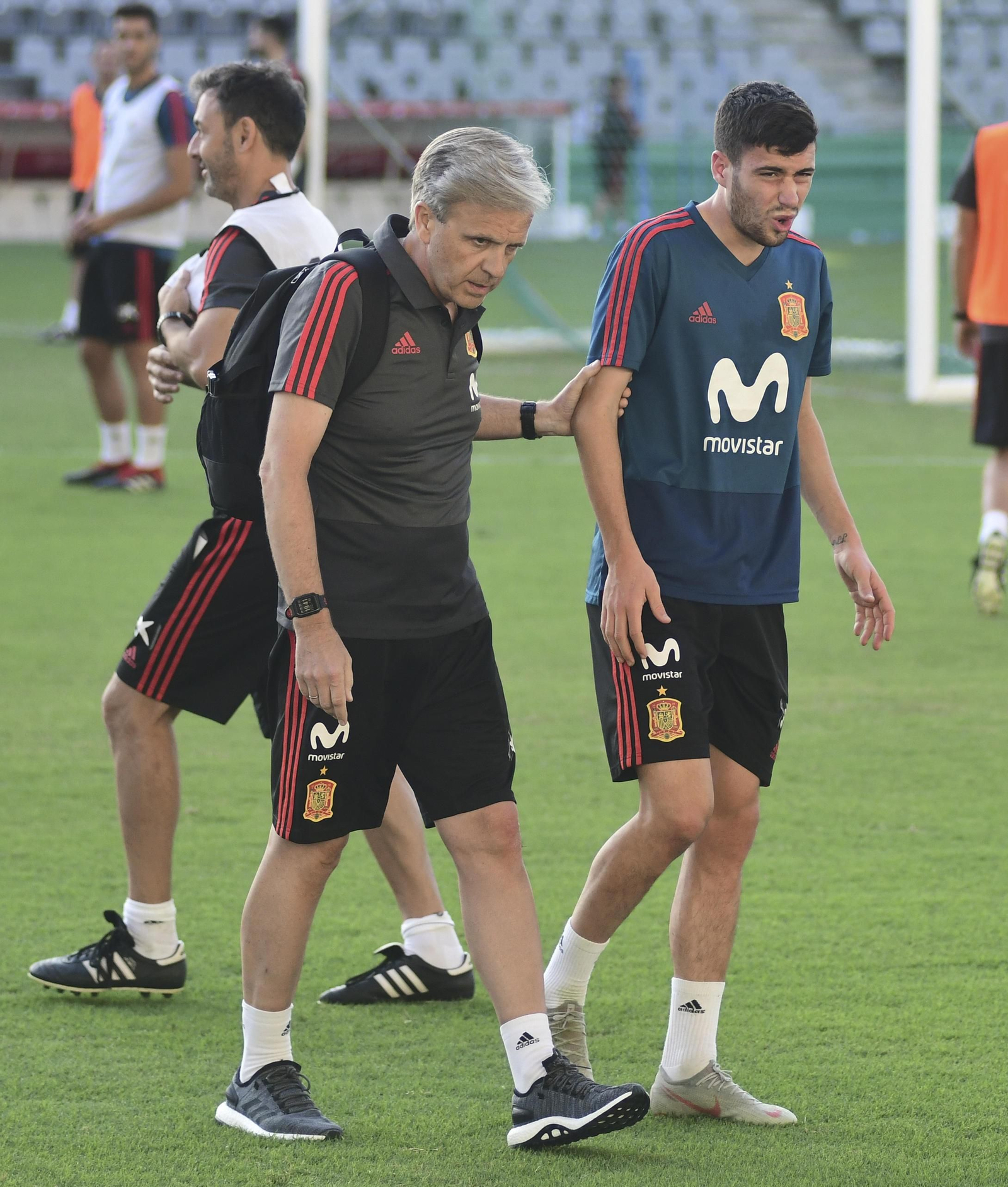 Entrenamiento de la selección sub-21 en El Arcángel