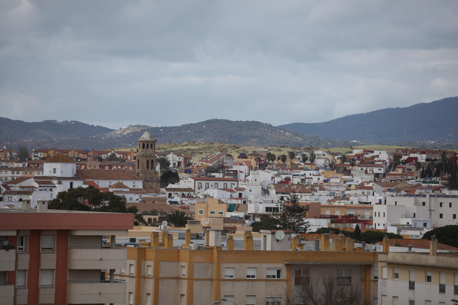 Parte del núcleo urbano de Los Barrios.