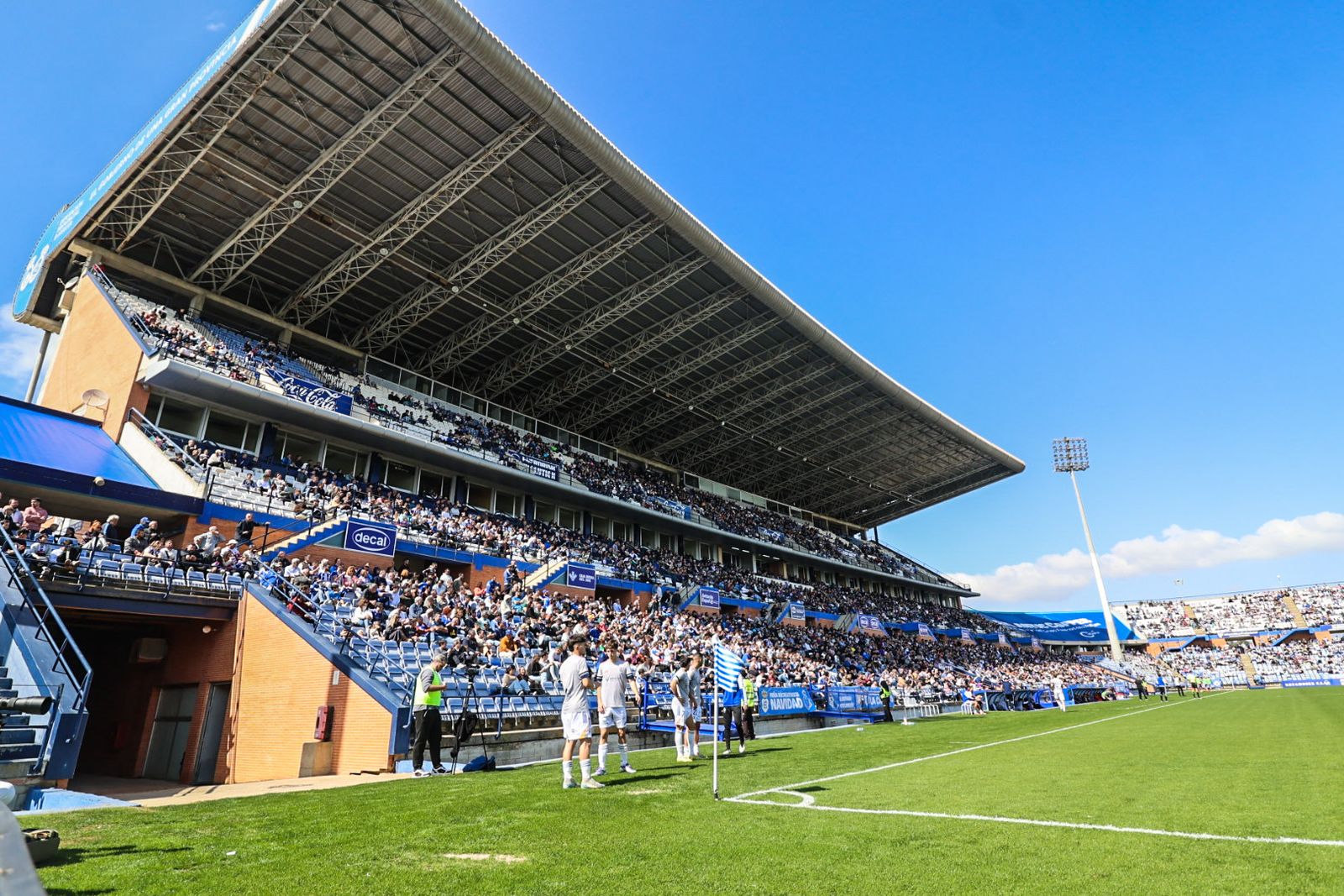 Búscate en las gradas del Nuevo Colombino durante el Recre-Deportiva Minera