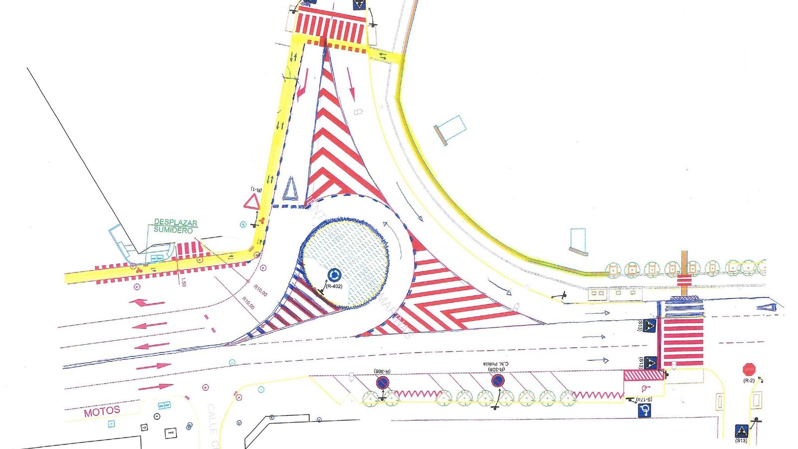 Así serán los cambios de tráfico en el entorno del parque Almirante Laulhé de San Fernando.