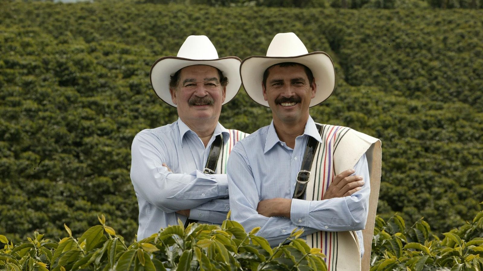 Carlos Sánchez y Carlos Castañeda, dos de los rostros de Juan Valdez.