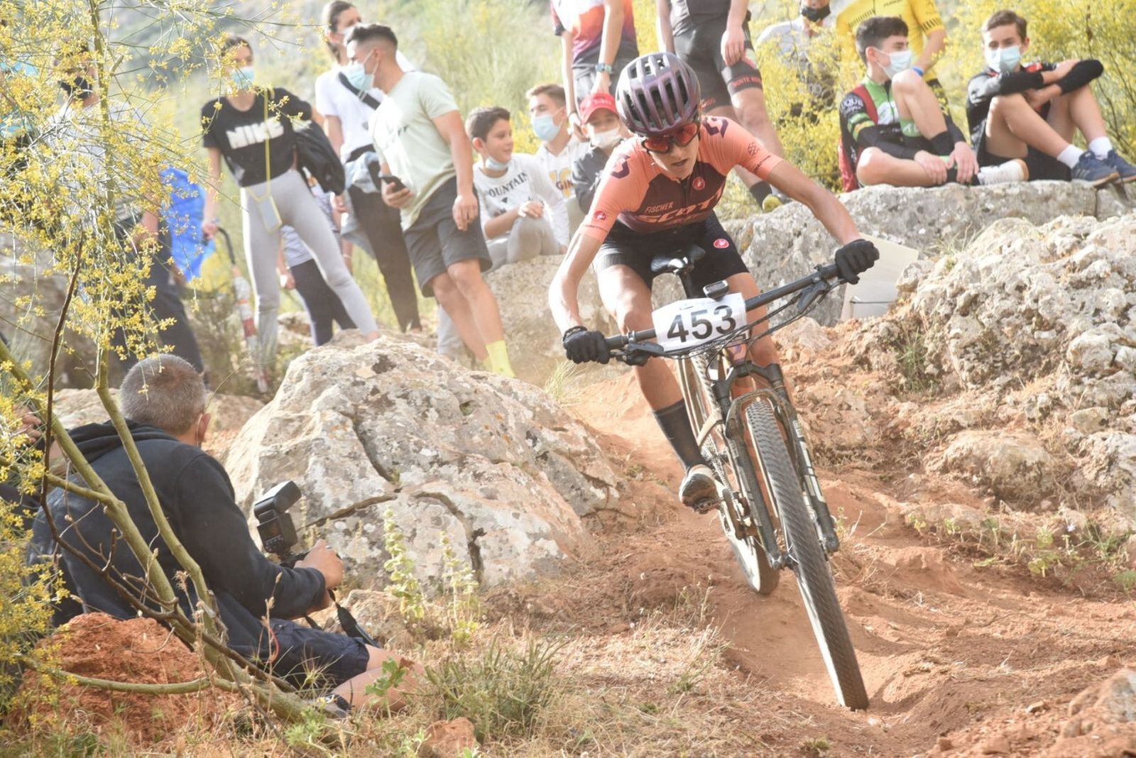 Natalia Fischer, durante la prueba.