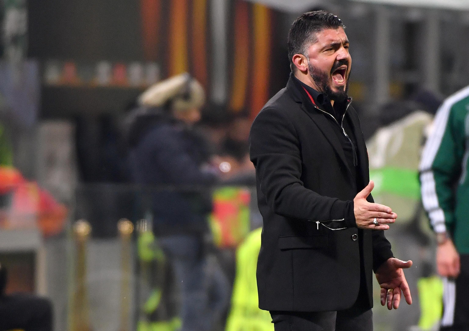 Gattuso, técnico del Milan.