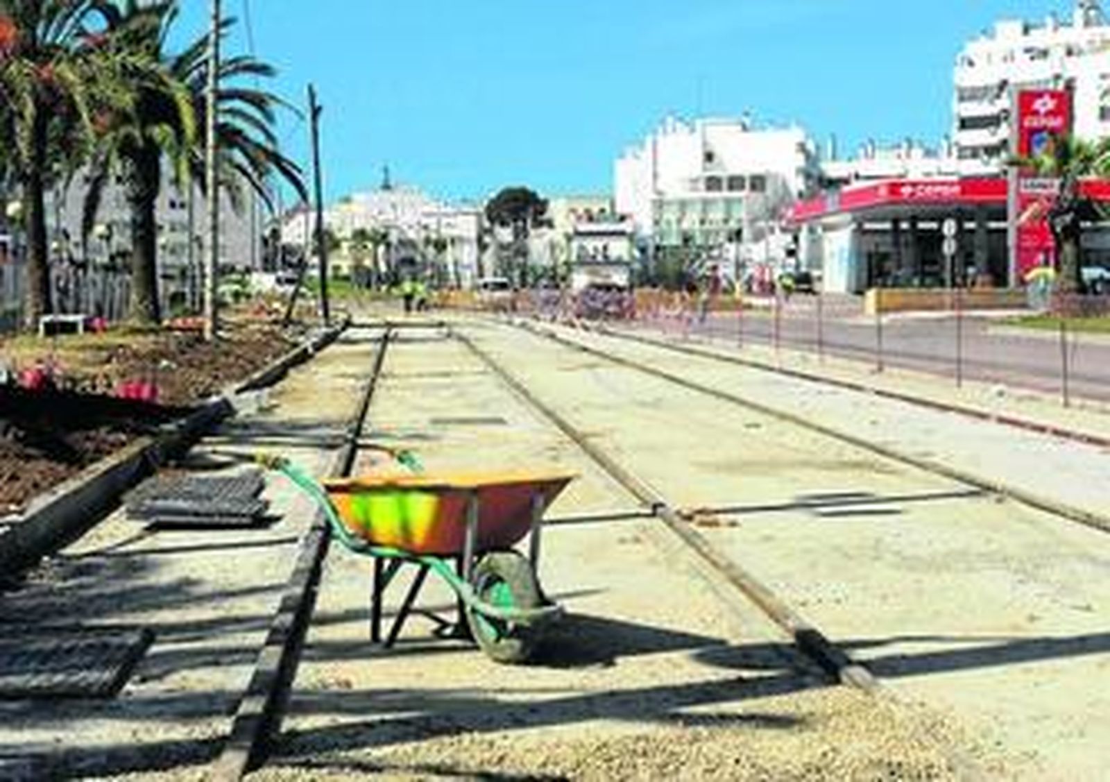 Estado actual que presenta la calle Real en las proximidades de la Venta de Vargas, donde se trabaja actualmente.