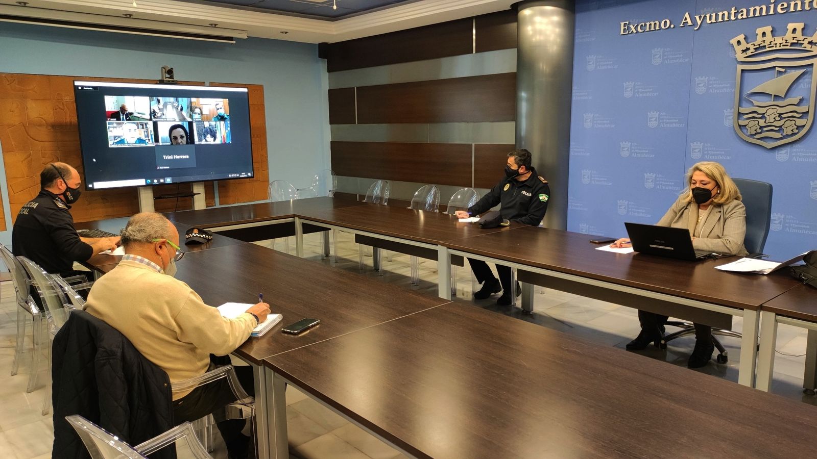 Imagen de la Junta de Seguridad local de Almuñécar