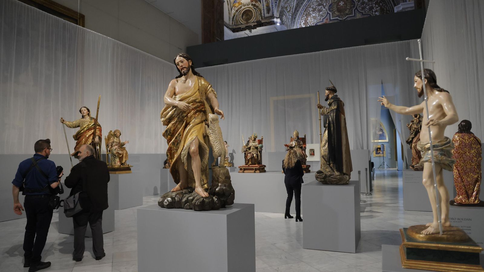 La exposición antológica de Pedro Roldán en el Bellas Artes.