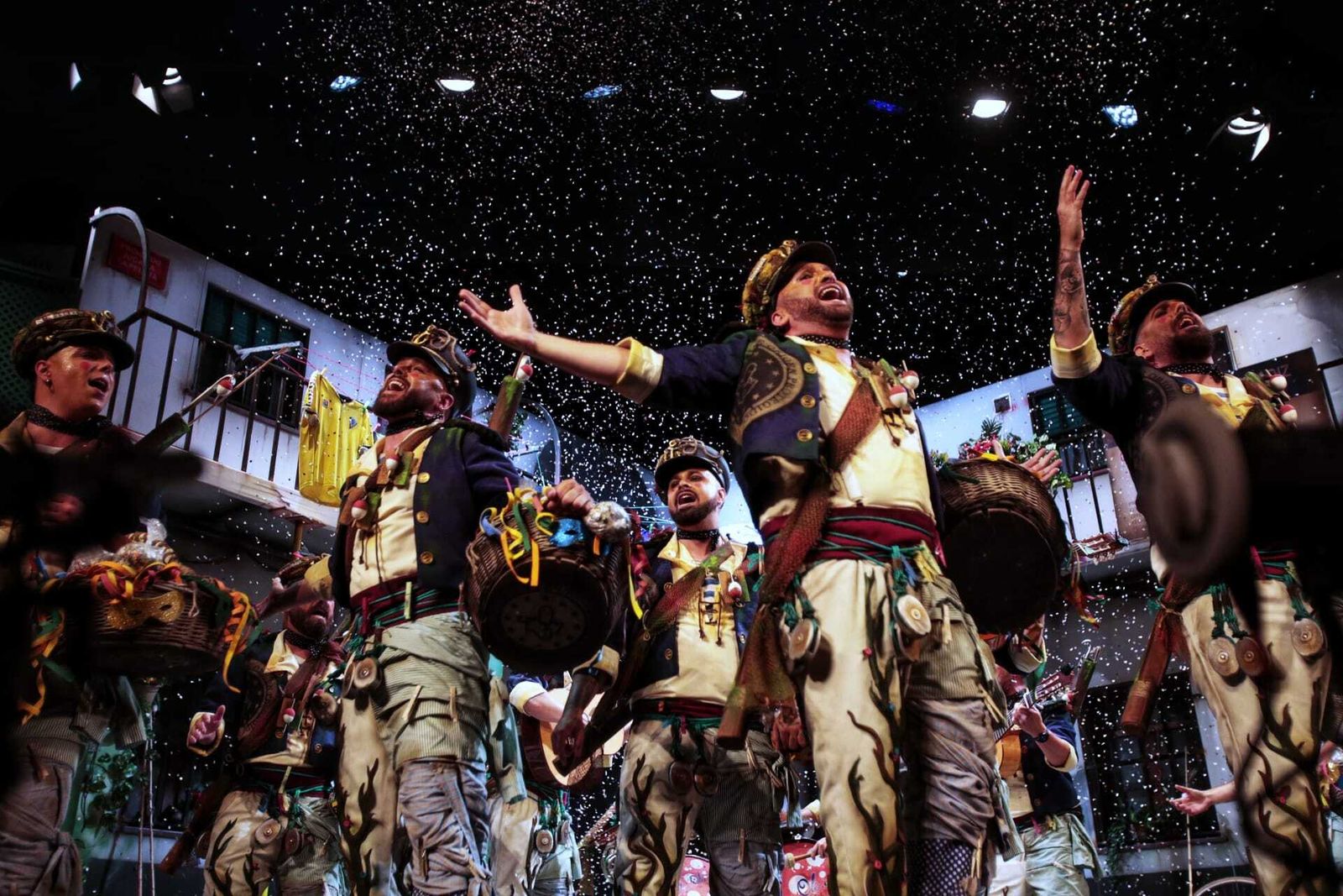 La comparsa "Los originales"