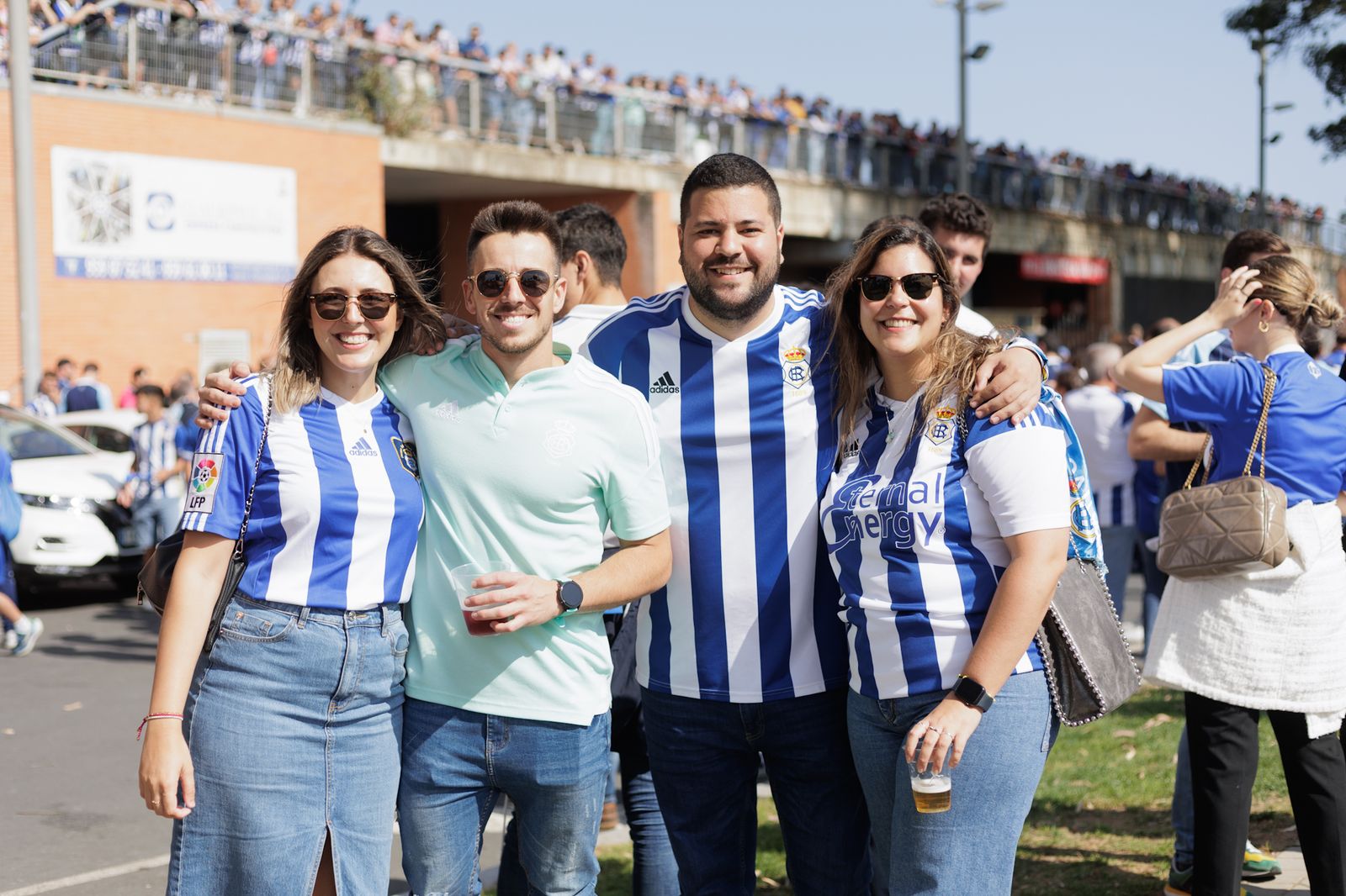 Las mejores imágenes de la afición del Recre en el partido contra la Segoviana