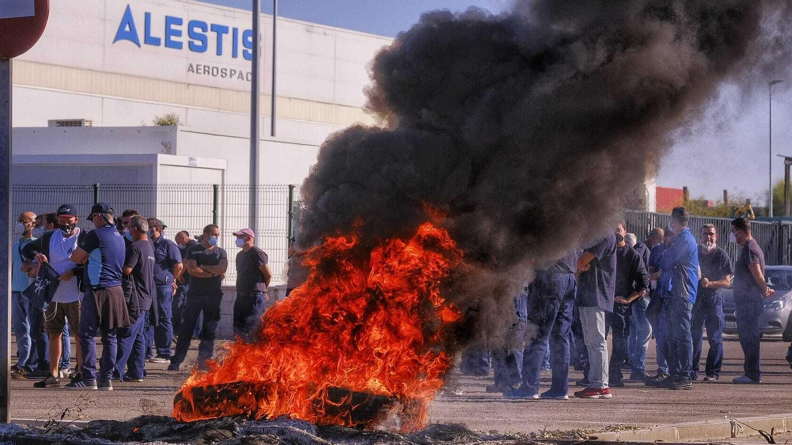 Movilizaciones de Alestis contra los despidos