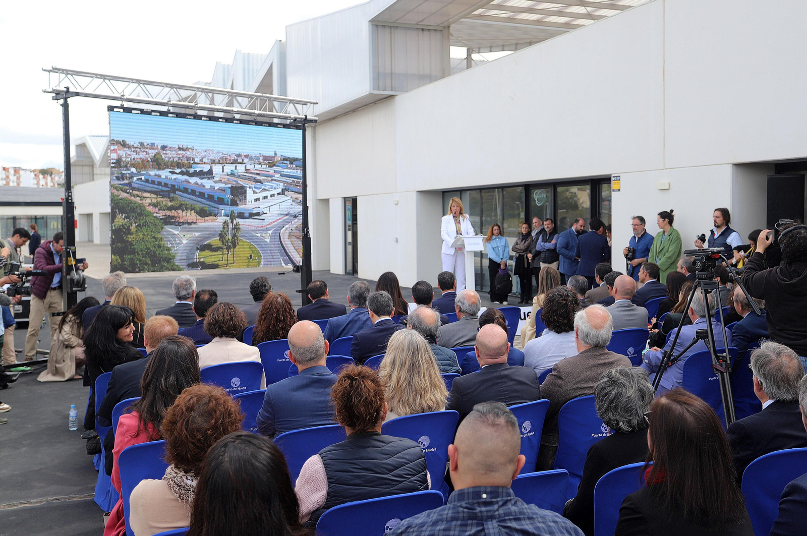 Imágenes del acto de inauguración del inicio de actividad de la Ciudad del Marisco