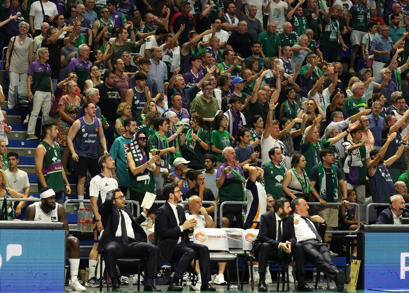 El Unicaja-Real Madrid, en fotos