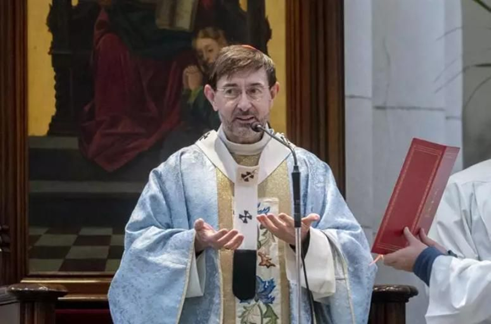 El cardenal arzobispo jiennense, José Cobo, vicepresidente de la Conferencia Episcopal Española