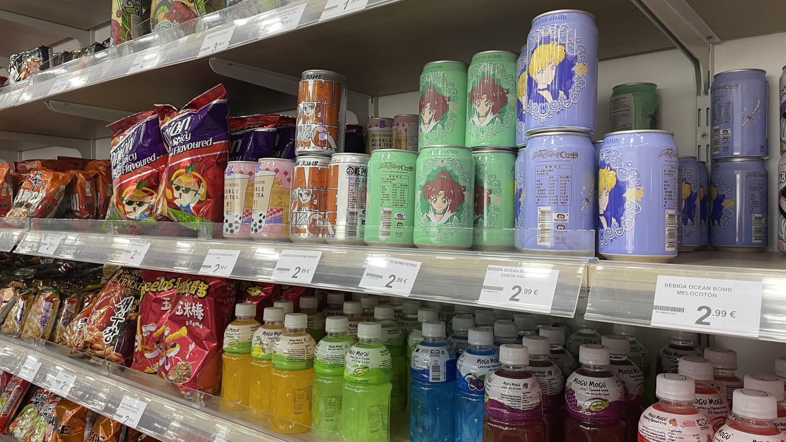 Cuentan con todo tipo de artículos, incluso de alimentación