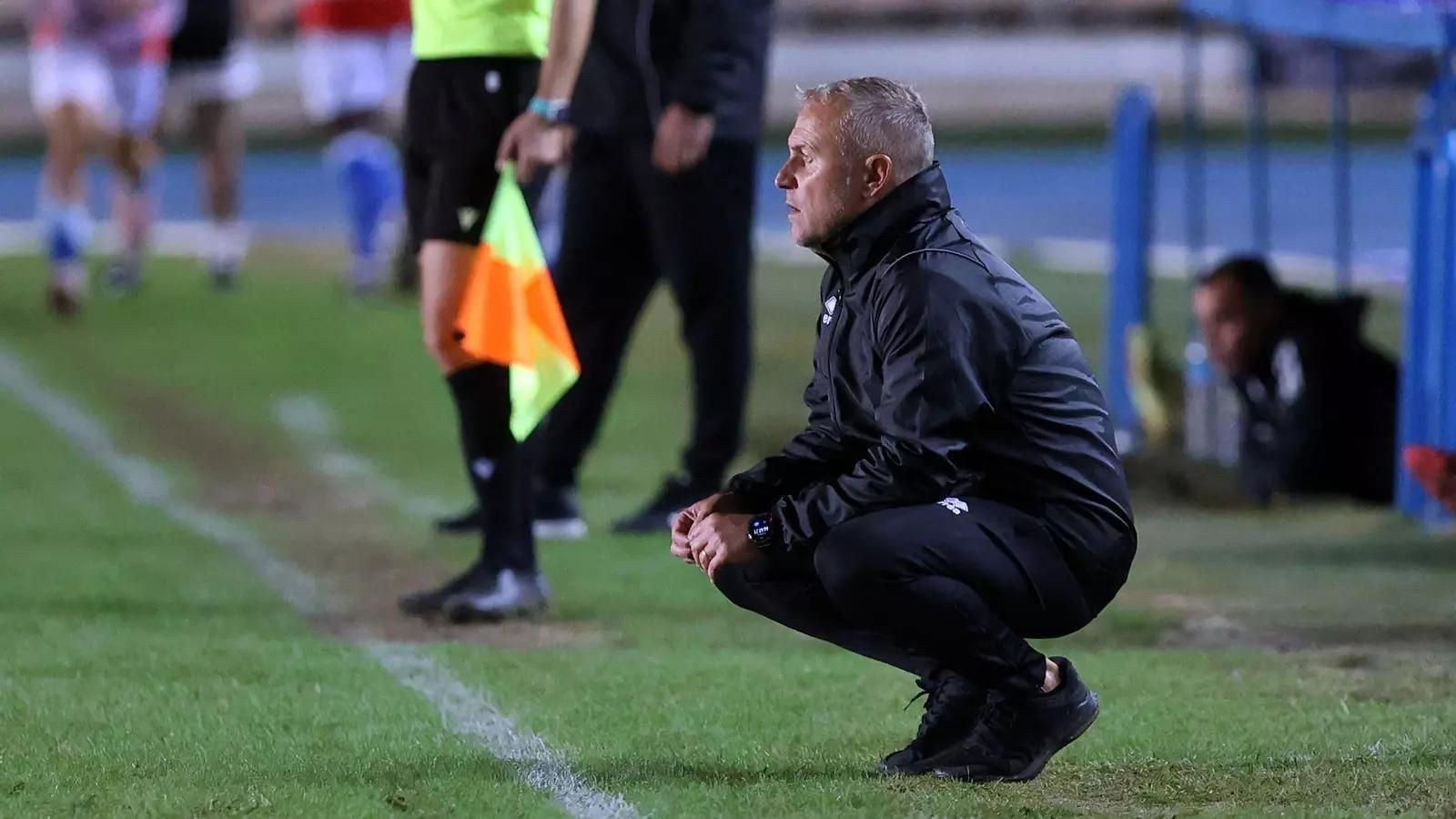 Sebas López, técnico del Lorca Deportiva.