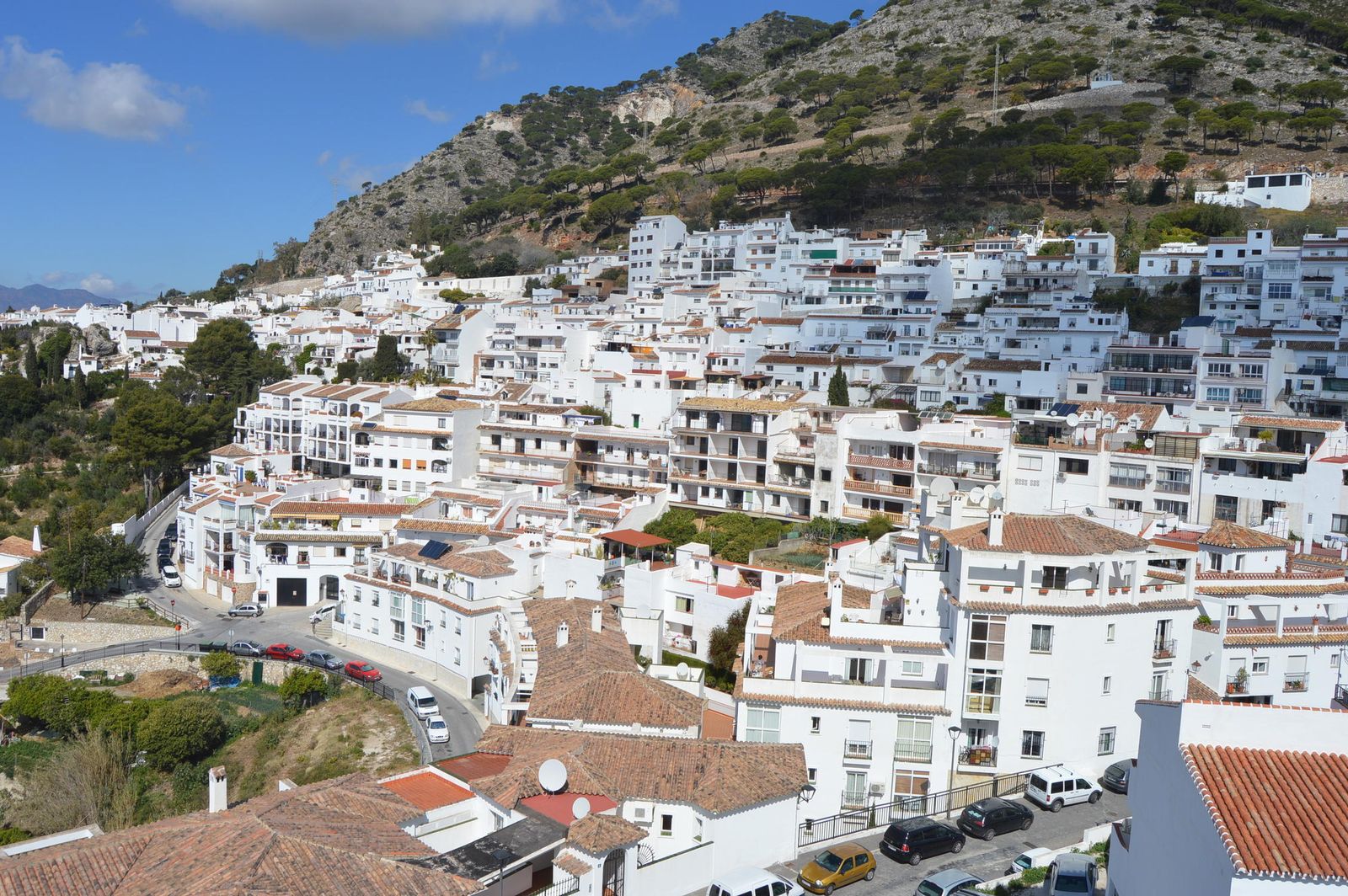 Vista general de Mijas Pueblo.