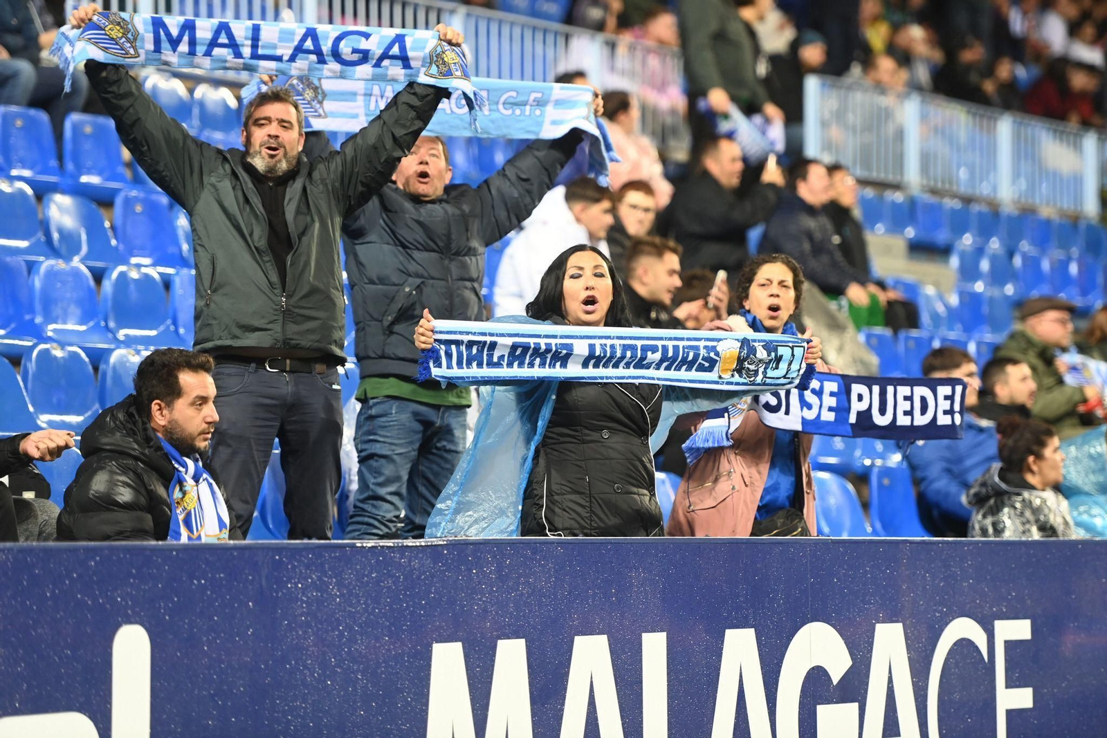 El Málaga CF - Granada CF, en fotos