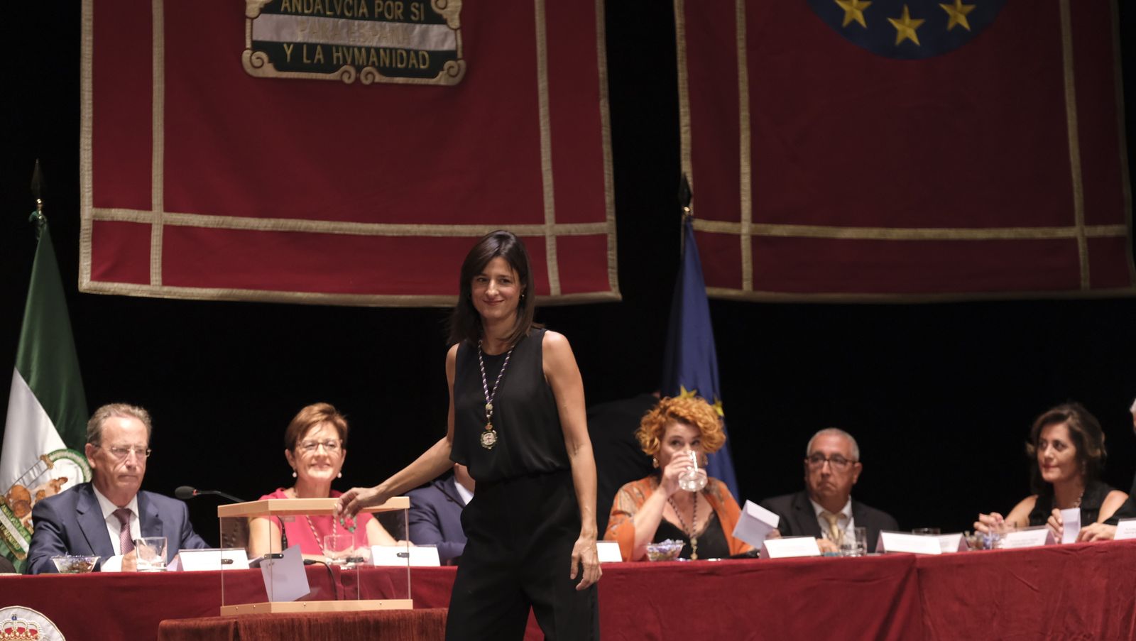 Imágenes de la investidura como Alcaldesa de Almería, de María del Mar Vázquez Agüero