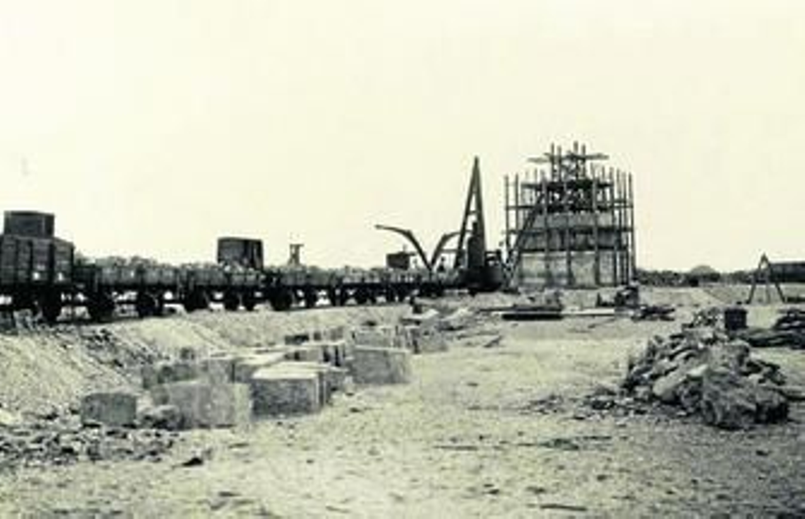 El inédito testimonio visual de las obras del Monumento a Colón