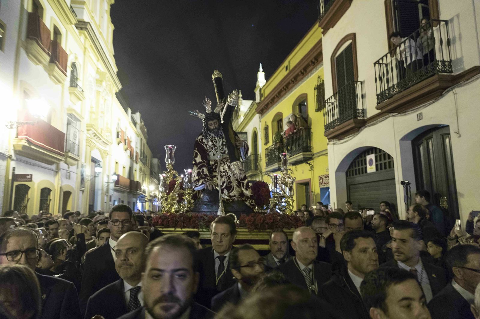 Traslado del Cristo de las Tres Caídas a Santa Ana