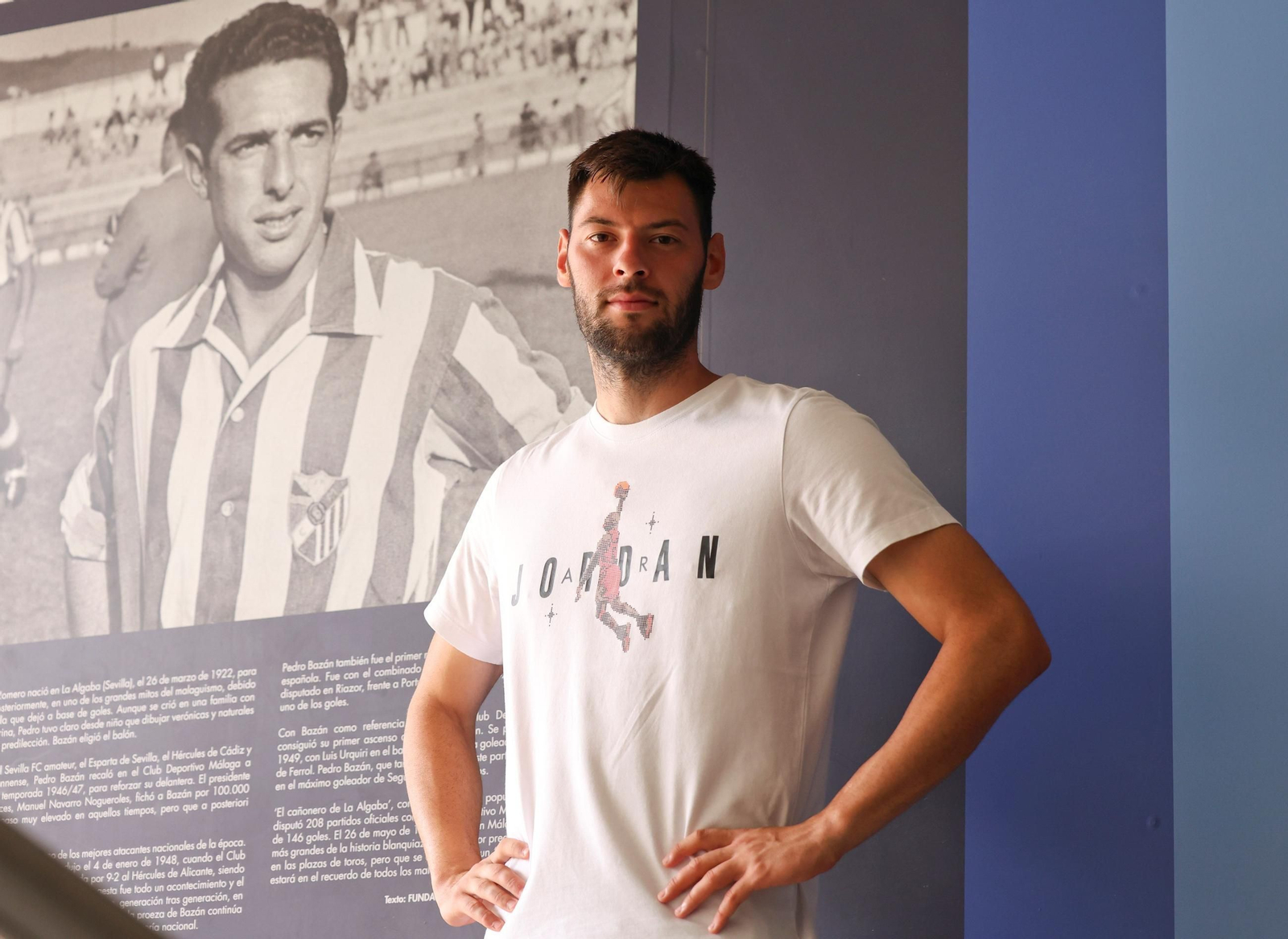 Las fotos de la entrevista a Roko Baturina, delantero del Málaga CF Las fotos de la entrevista a Roko Baturina, delantero del Málaga CF