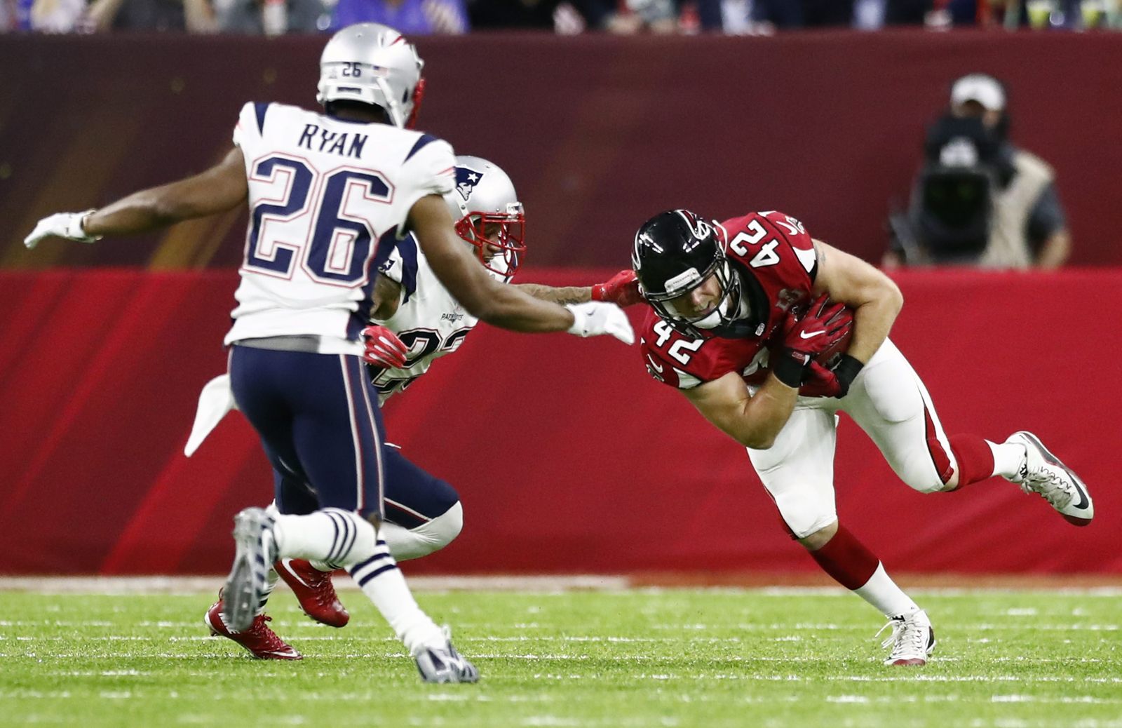 La final de la Super Bowl entre los Patriots y los Falcons