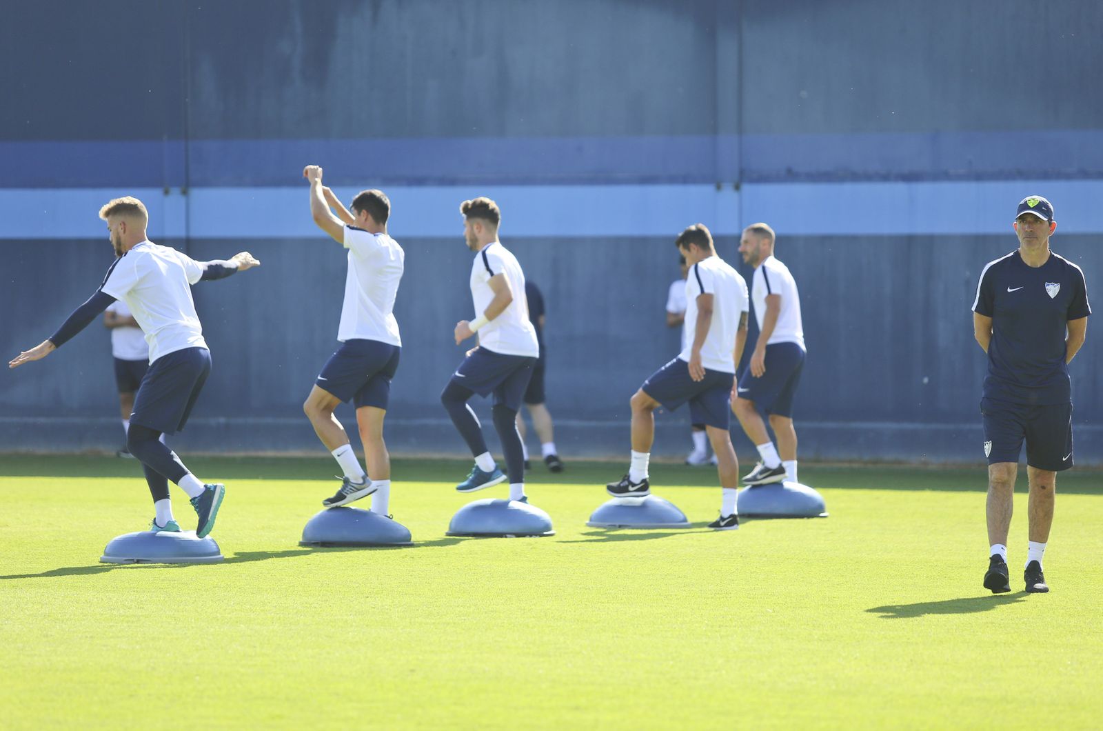 La tercera etapa de Muñiz en el Málaga en fotos
