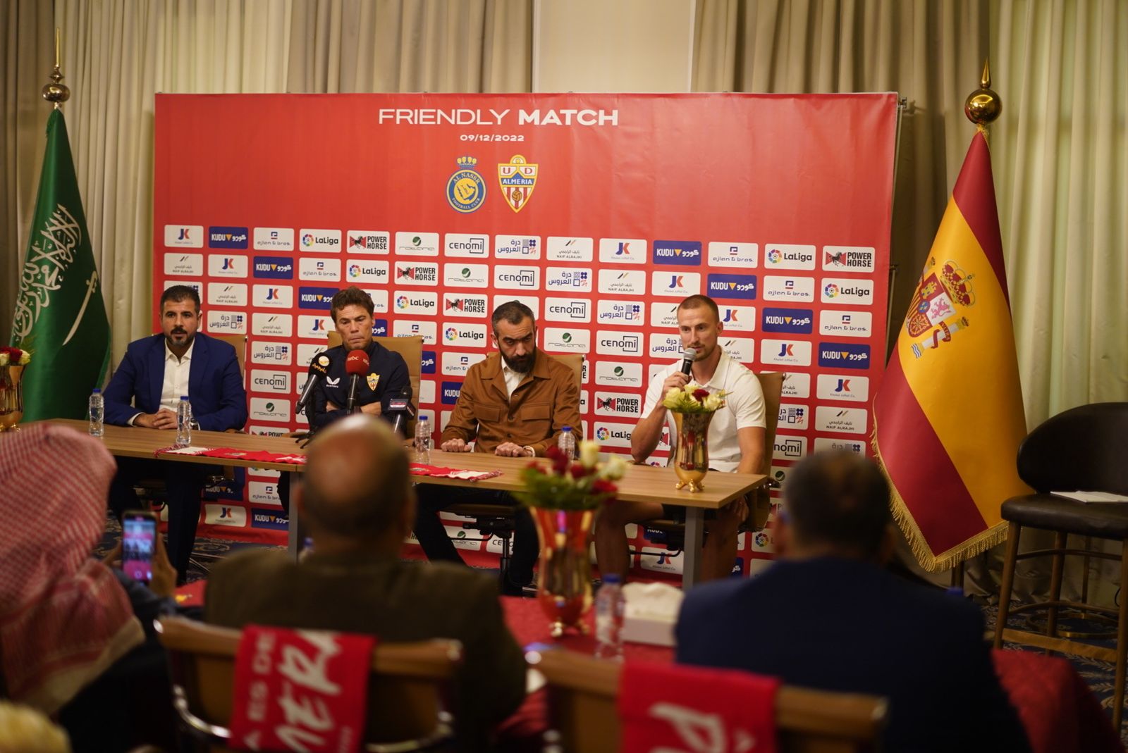 El primer día del Almería en Riad, en imágenes