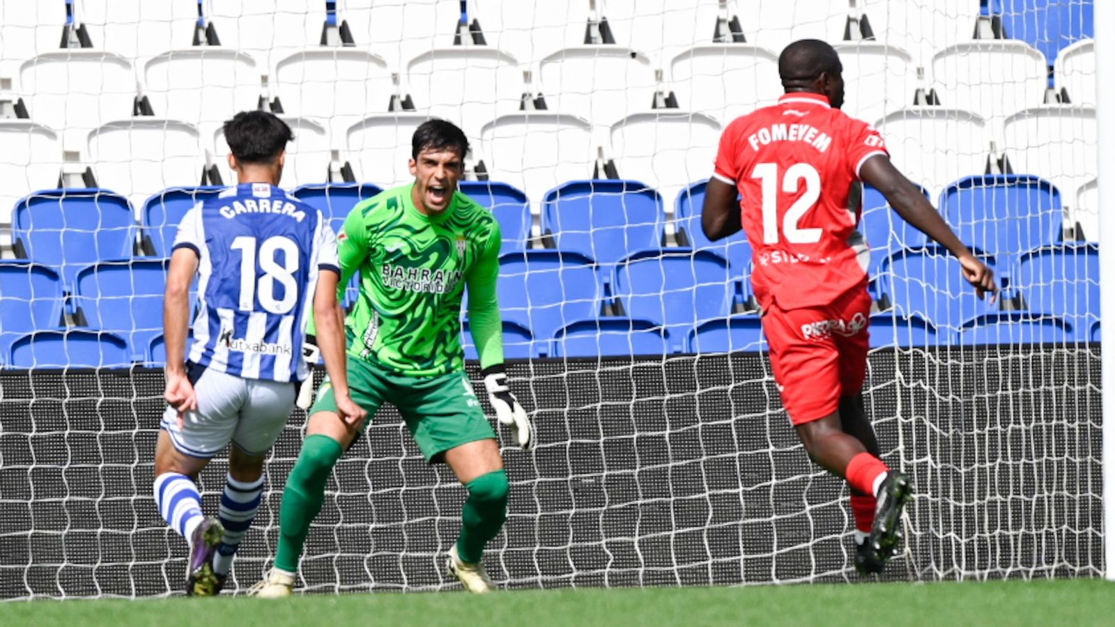 Iker Álvarez, en uno de sus partidos como titular con el Córdoba CF.