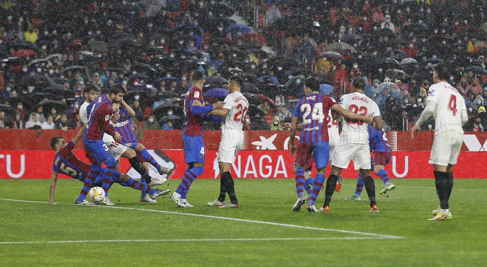 Las imágenes del Sevilla fc-Barcelona