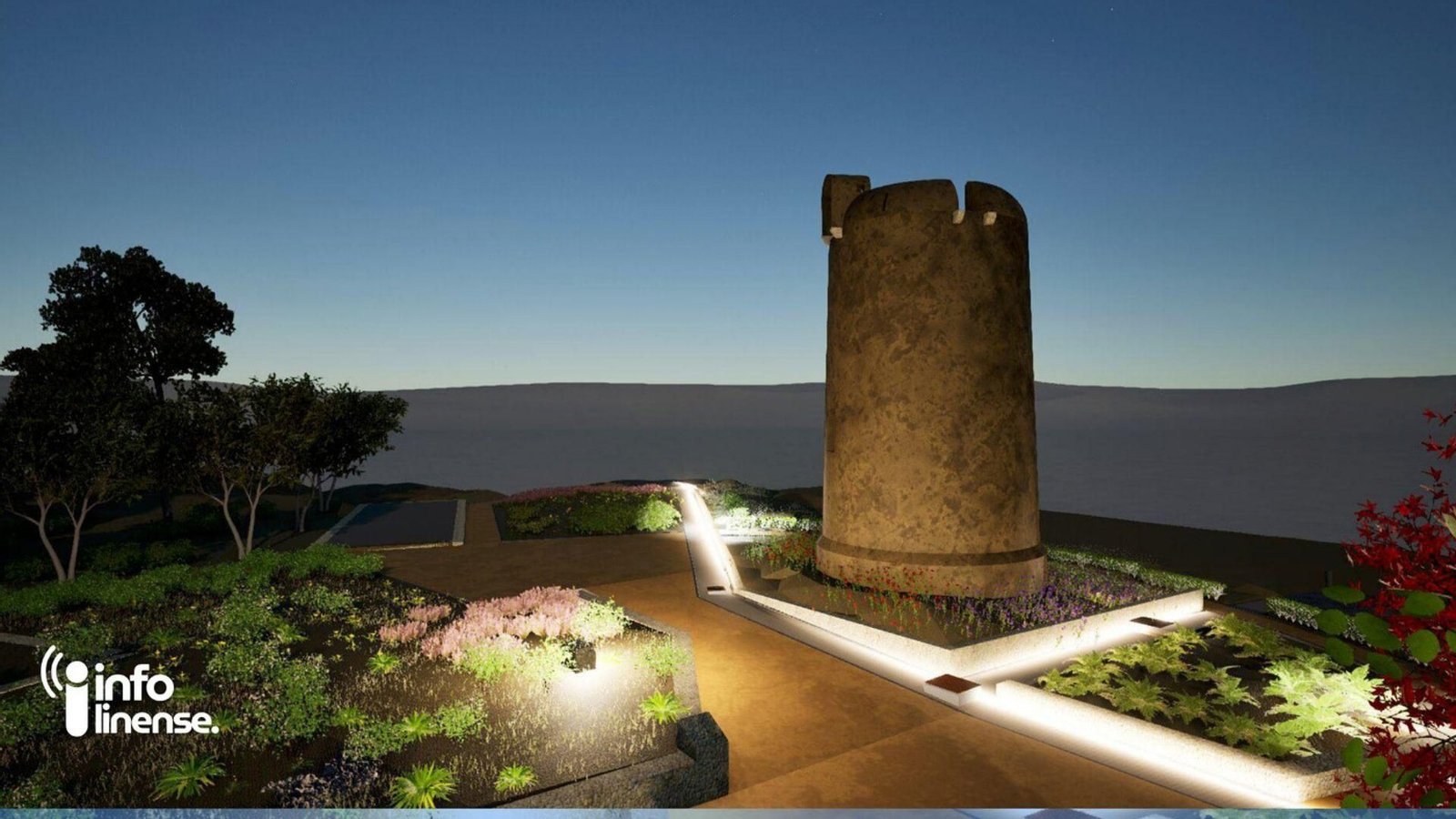 Así quedará Torre Nueva, la única torre almenara conservada en La Línea y uno de sus bienes patrimoniales más antiguos.