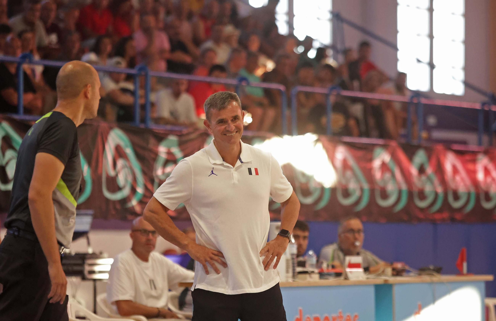Fotos de la final del Torneo Internacional U20 de baloncesto entre España y Francia en La Línea