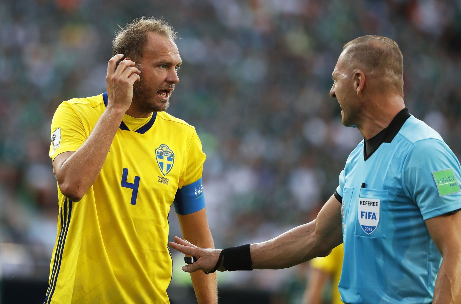 Las imágenes del México-Suecia