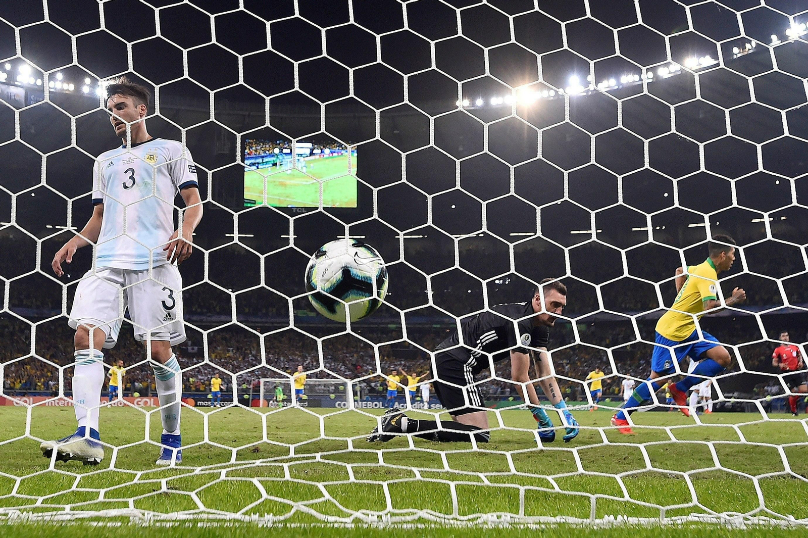 Las imágenes del Brasil-Argentina de la semifinal de la Copa América