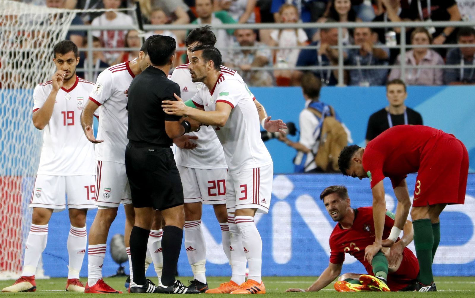 Las imágenes del Irán-Portugal