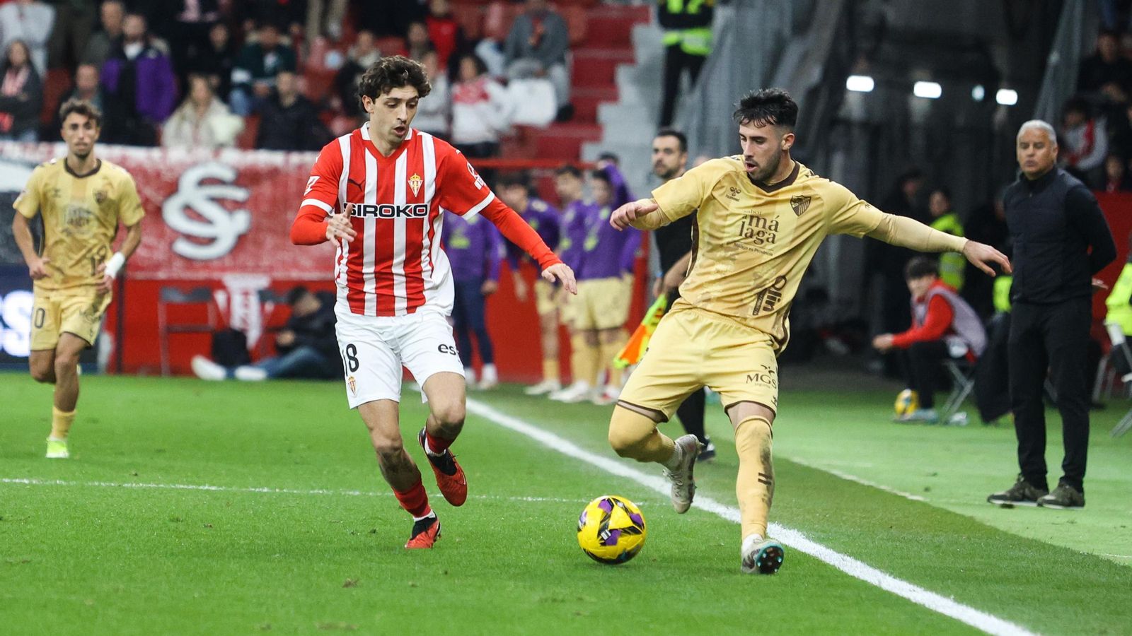 Las fotos del Sporting de Gijón - Málaga CF