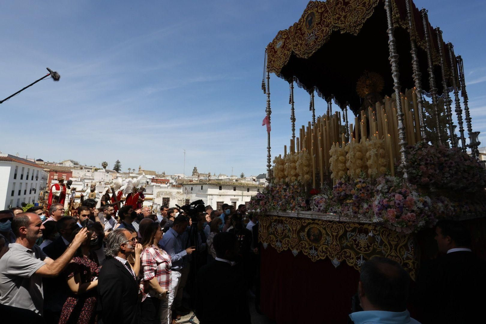 Las imágenes de regreso de las hermandades de la Sed, Candelaria, Paz y Clemencia a sus templos
