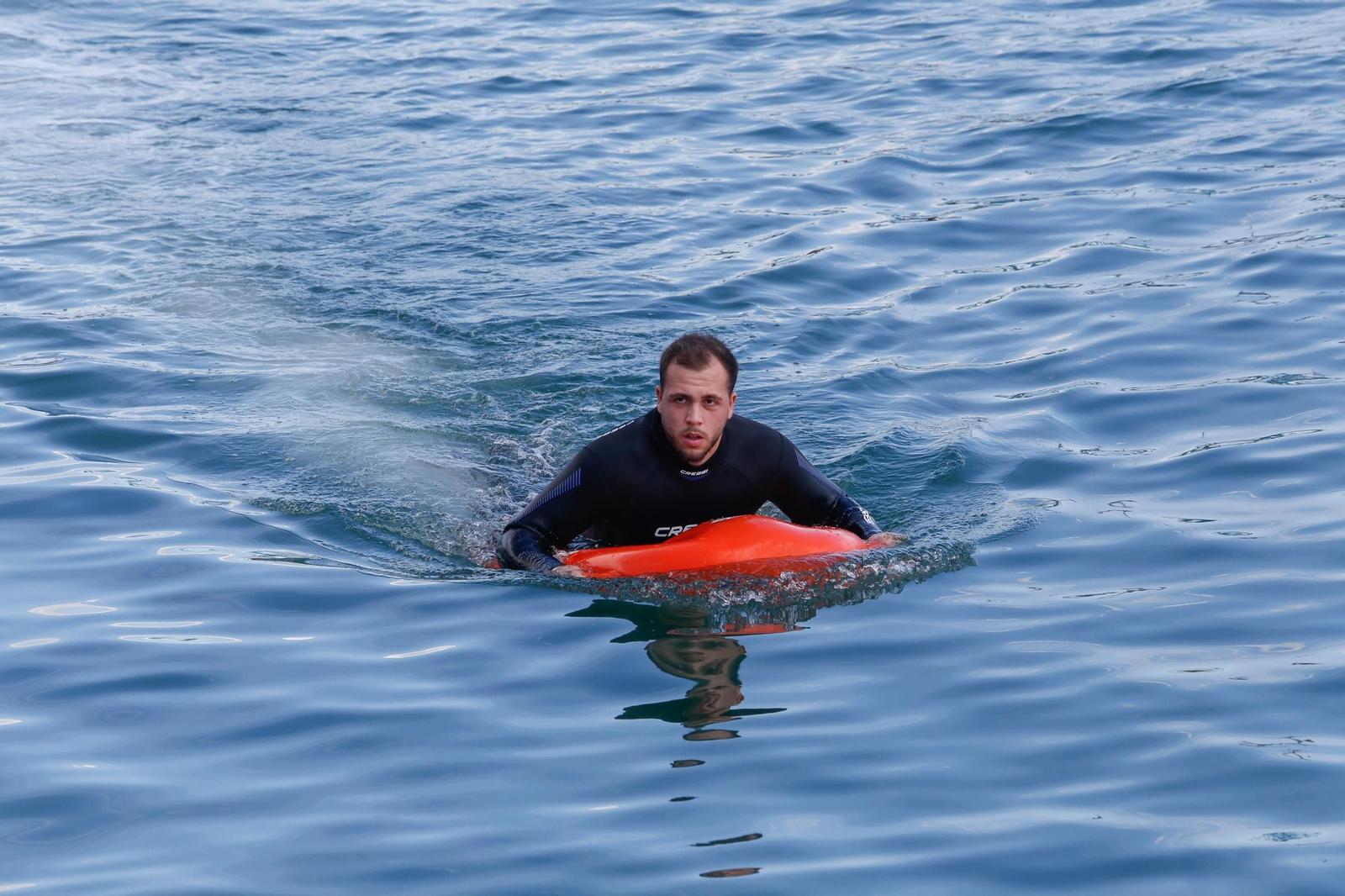 Las fotos de la presentación de la boya de salvamento Usafe en Algeciras