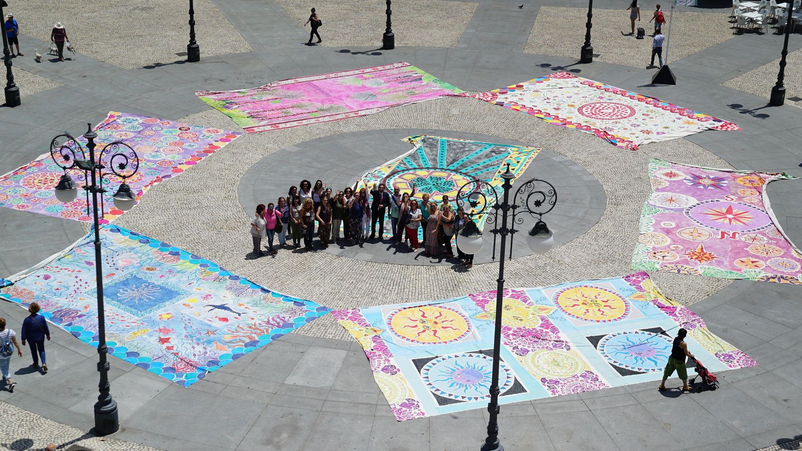 Los toldos de San Juan de Dios serán muy coloridos