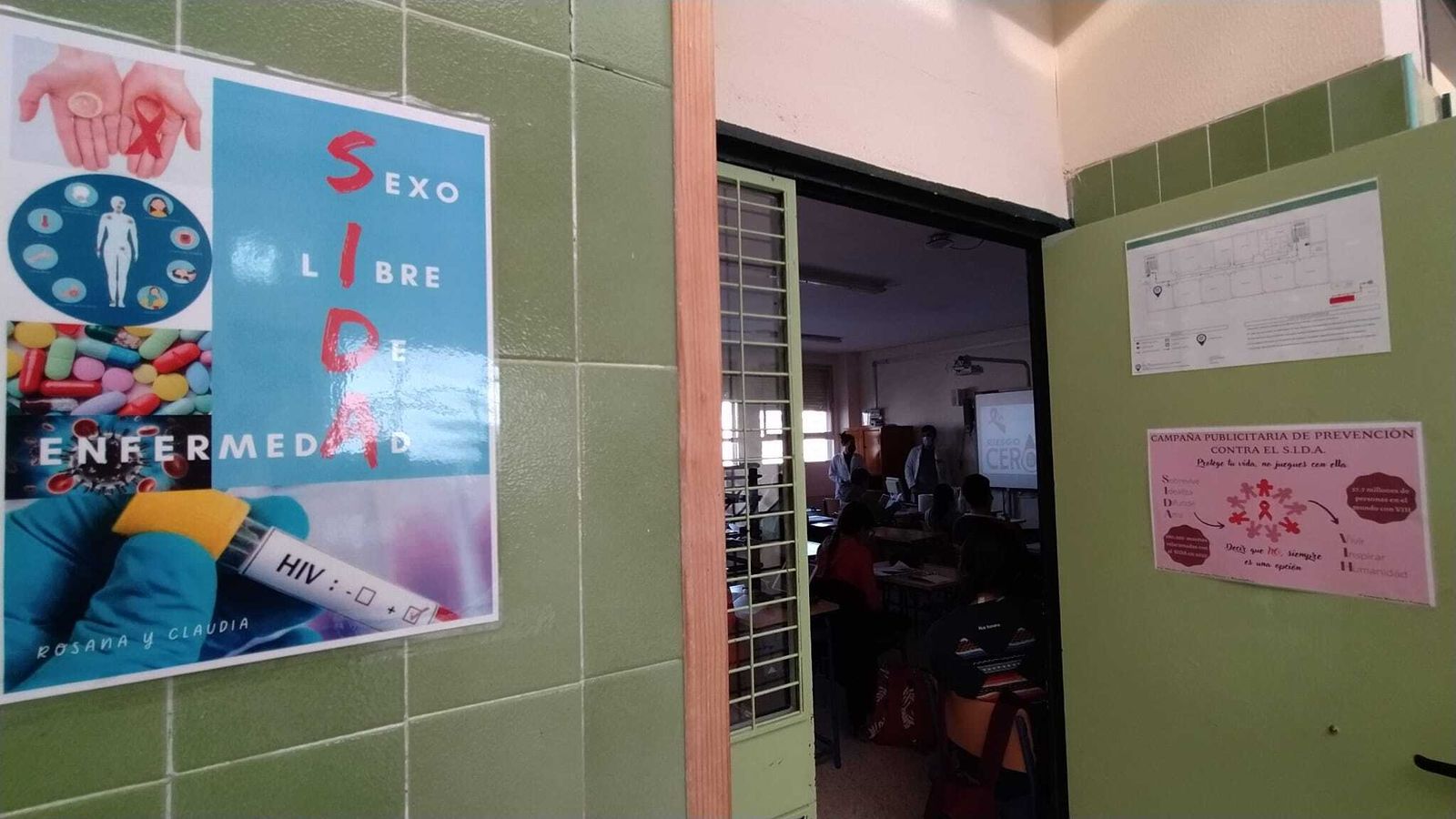 Día Mundial de la Lucha contra el Sida en el IES Sancti Petri de San Fernando