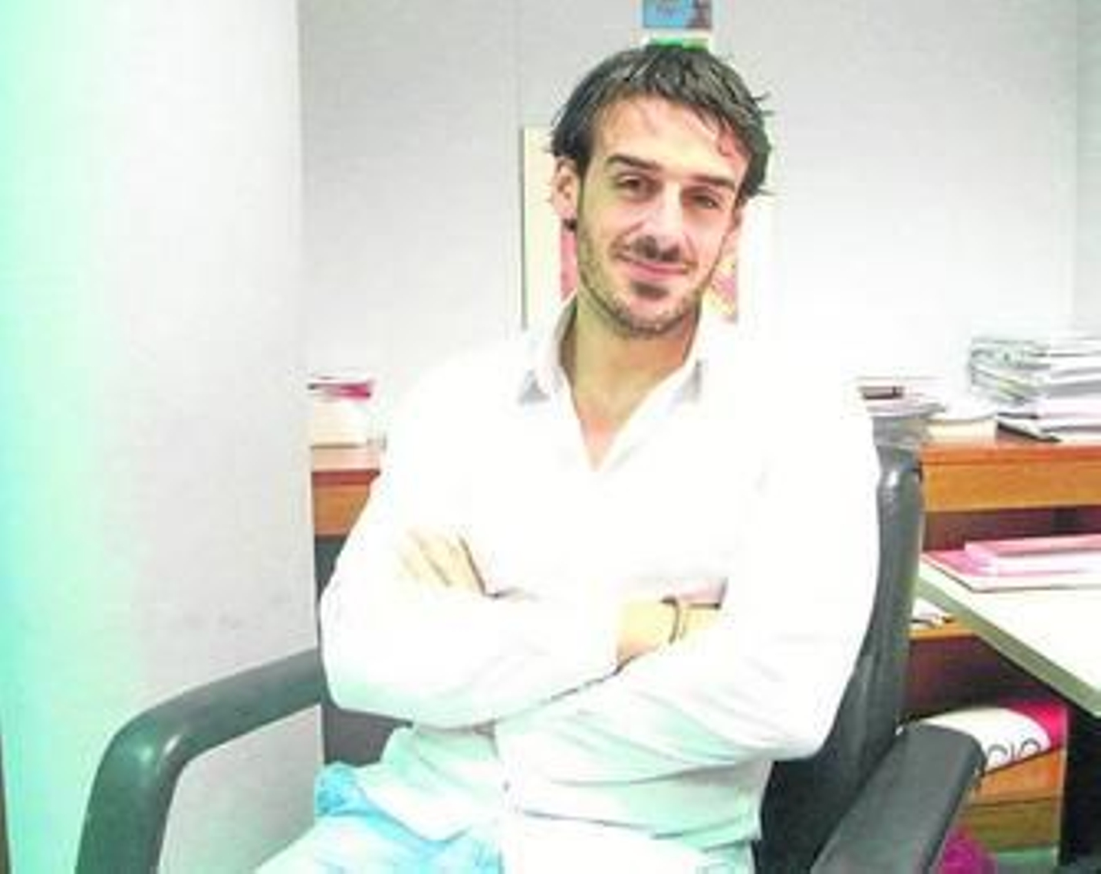 Aitor Martínez Jiménez, en su despacho en Madrid.