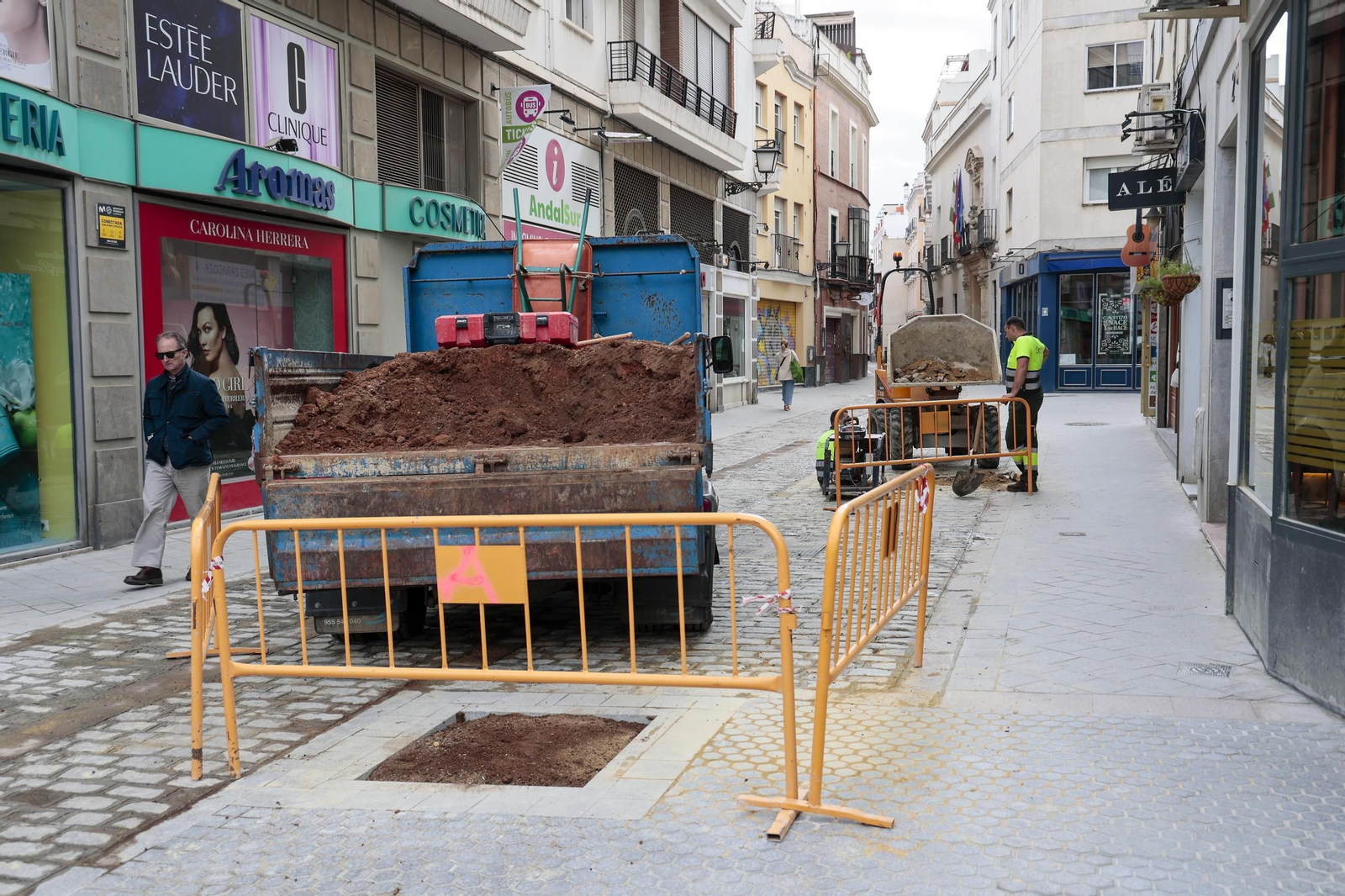 Así avanzan las obras en la calle Zaragoza