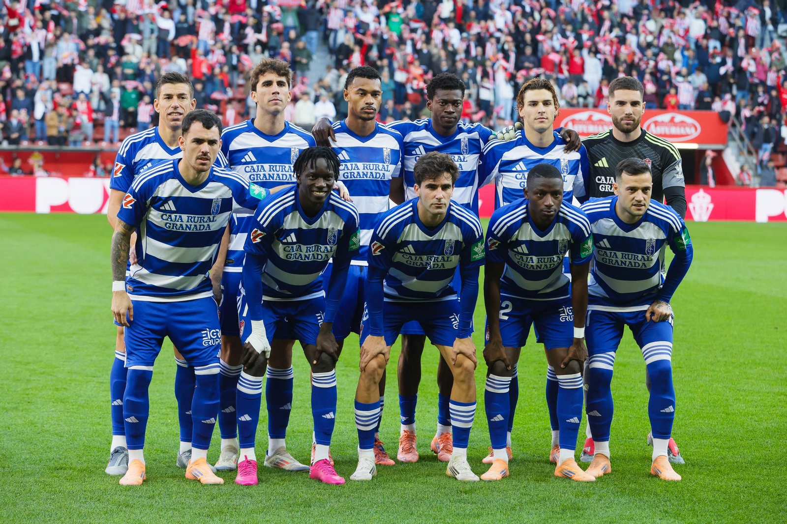 Once inicial del Granada en el partido ante el Sporting
