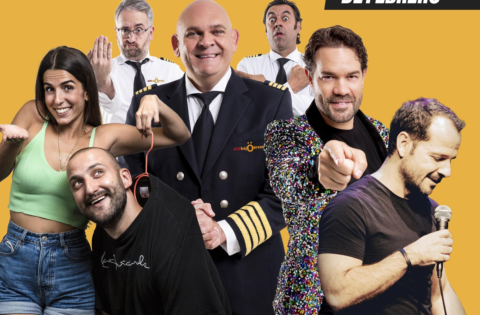 Cartel del festival del humor '¡Cucha!'.