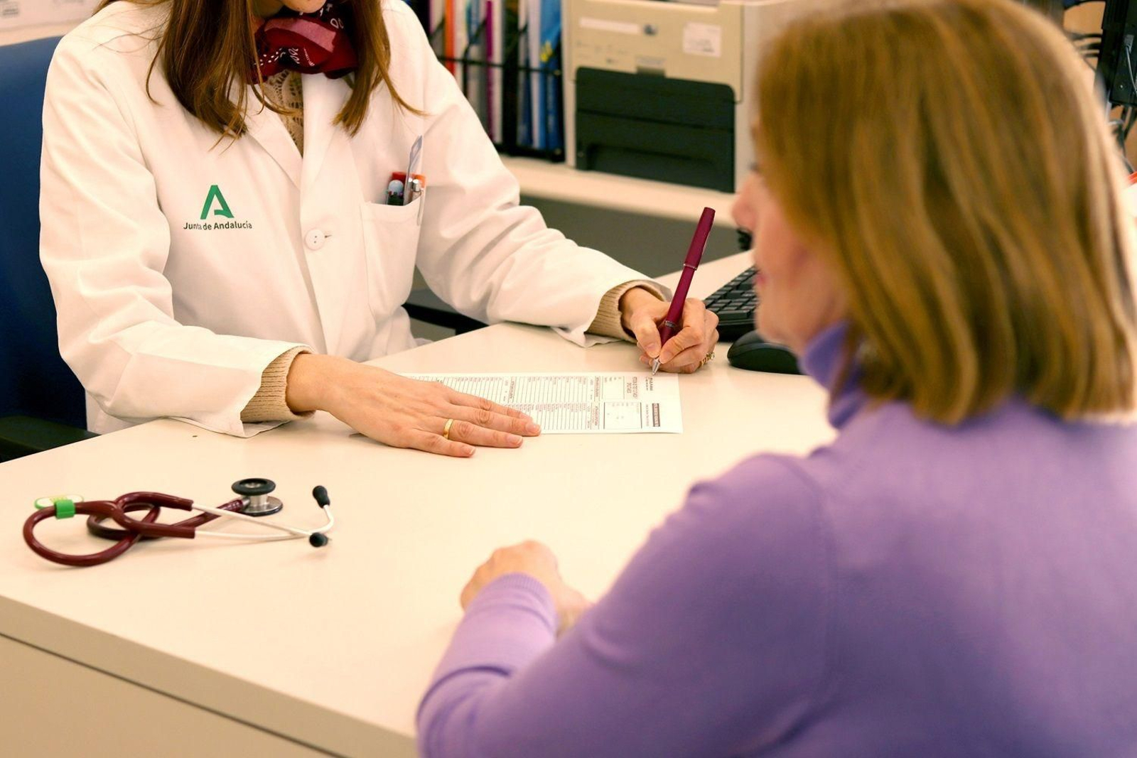 Imagen de archivo de una consulta.