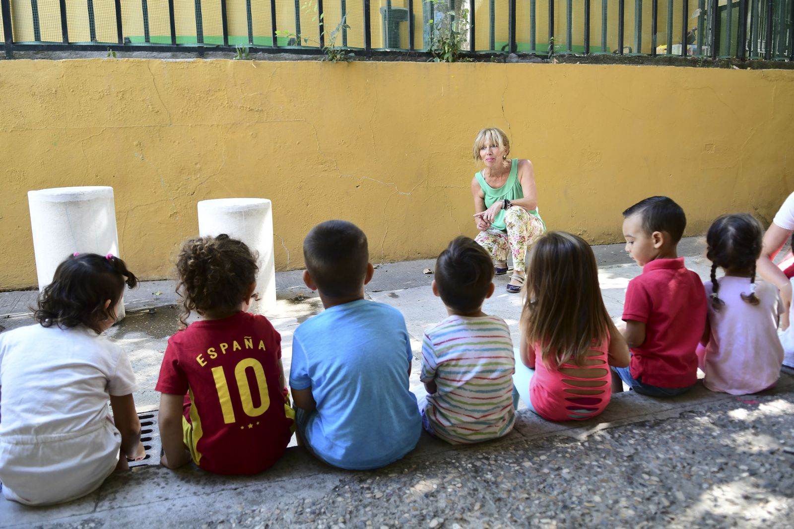 Alumnos del colegio Jerónimo Luis de Cabrera.